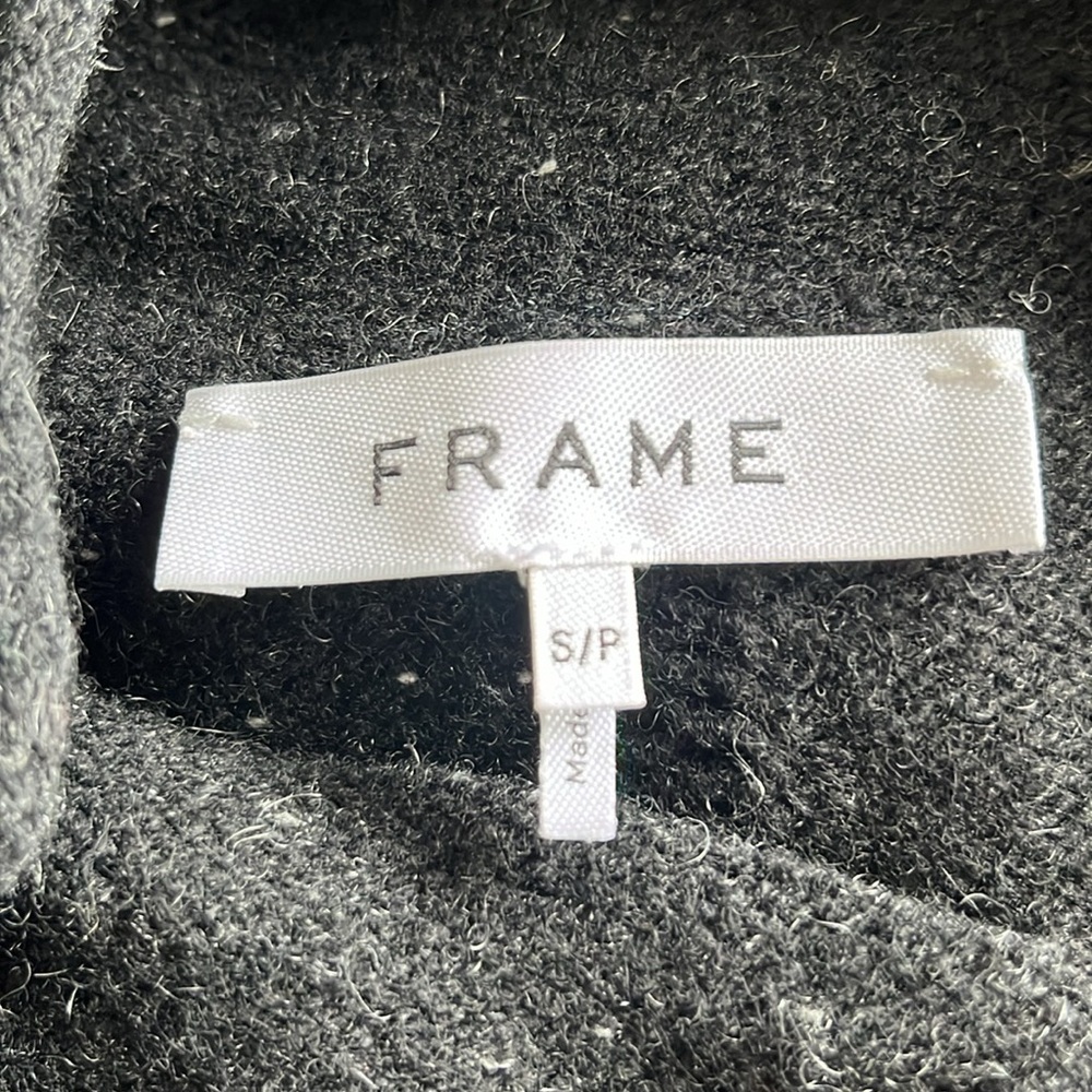 Frame Funnel Neck Swing Cashmere Sweater - Picture 4 of 7